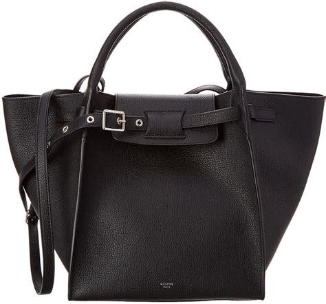 celine small big bag leather tote|celine denim bag.